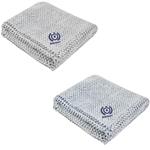 HH7069 Dream Weaver rPET Plush Blanket With Embroidered Custom Imprint